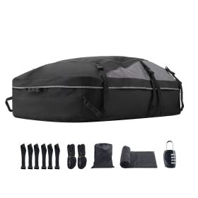 Car Rooftop Cargo Carrier Bag, 21 Cubic Feet Cargo Carrier for Car Roof