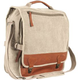 CLASSIC EURO STYLE MESSENGER BAG (Option: Khaki)
