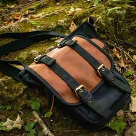 RETRO HIPSTER SIDE BAG (Option: Black)